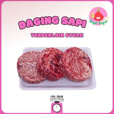 Sayur Segar - Daging Steak Sapi 1pcs / Tenderloin Steak