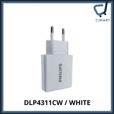 Philips Wall Charger DLP4311C Fast Charging Kepala Adaptor Adapter 33W Putih