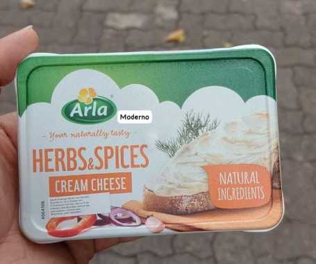 Arla cream cheese herbs spices 150gr