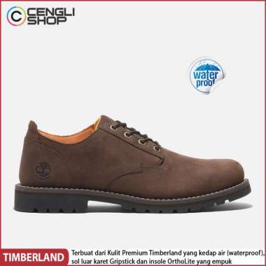 SEPATU TIMBERLAND PANTOFEL PRIA ORIGINAL FORMAL LOW CUT BOOT BOOTS KULIT ASLI ORI WATERPROOF TM06