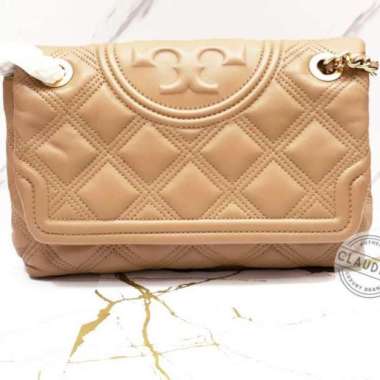 TORY Burch Soft Fleming Medium Convertible Shoulder Bag in Tiramisu Tiramisu