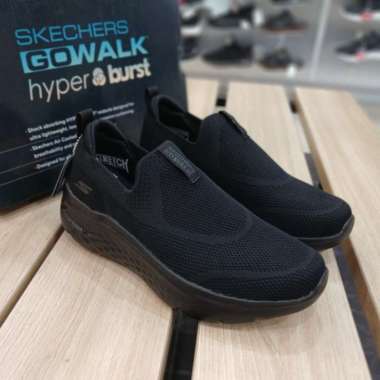 Sepatu Sneakers Pria Skechers Go Walk Hyper Black (216189BBK) Original 44