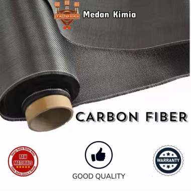 Serat Karbon Twill Kilat Glossy 220gsm / Carbon Fiber 220gsm / Serat Karbon Twill Kualitas Tinggi