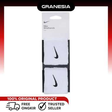 Nike Swoosh Wristbands 2 Pk 00NN04101|Gelang Tangan Olahraga