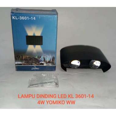 LAMPU DINDING LED KL-3601-14 4W YOMIKO WW