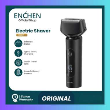 ENCHEN MS001 Shaver IPX7 Waterproof Alat Cukur Elektrik Pencukur Jenggot