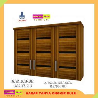 kitchen set atas 3 pintu, rak dapur gantung KAT01918 olympic SALE