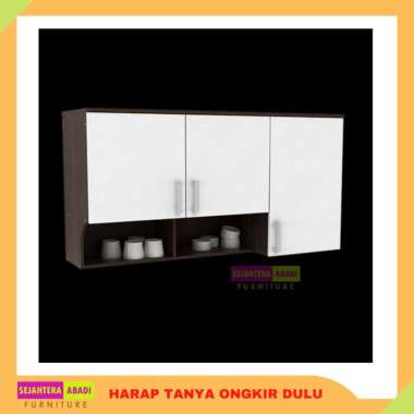 kitchen set atas 3 pintu, rak dapur gantung minimalis olympic furniture