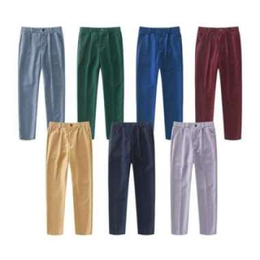 Celana Panjang Anak Cowok dan Cewek Size 80-180 Warna Hitam Putih Abu-abu Biru/Celana Panjang Anak A