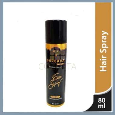 Barbara Walden Hairspray Rambut Hair Spray Extra Long Hold Hitam 80ml