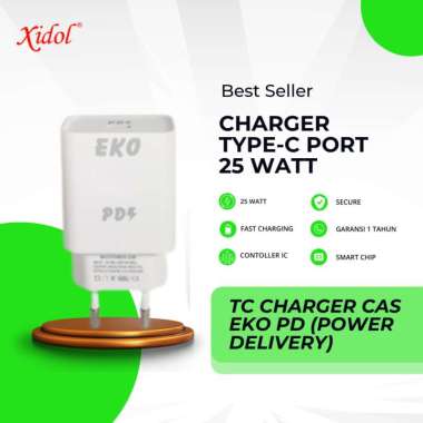 CHARGER EKO PD (POWER DELIVERY) TYPE C 25 WATT (BISA UNTUK IPHONE)