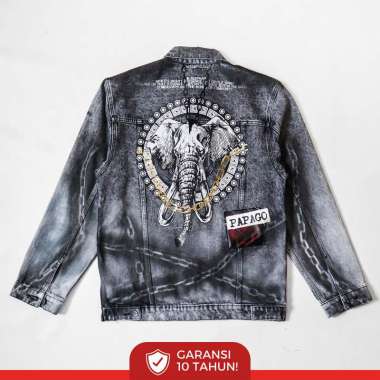 PAPAGO - JAKET JEANS - JAKET DENIM PRIA - MAMMOTH XL