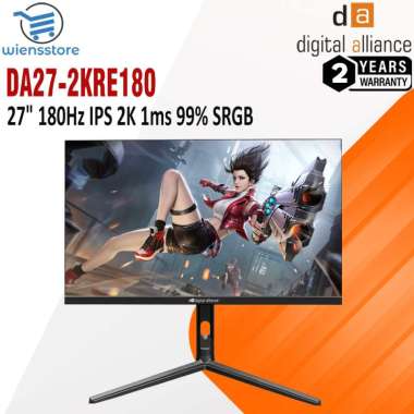Monitor LED Digital Alliance 27" 180Hz IPS 2K 1ms 99% SRGB DA27-2KRE180
