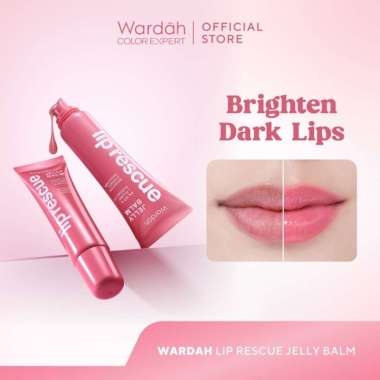 WARDAH Lip Rescue Jelly Balm Dusty Rose 7 g - Lip Balm, Lip Therapy