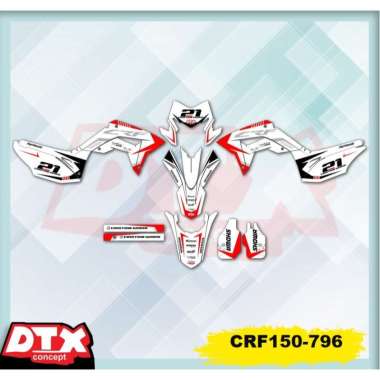 decal crf150 full body decal crf150 decal crf150 supermoto stiker motor crf150 stiker motor keren st