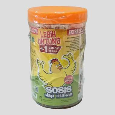 SO NICE Sosis Ayam , Sosis Sapi dan Sosis Otak-Otak Gaga 18gr [24 stick/toples] Sosis Ayam