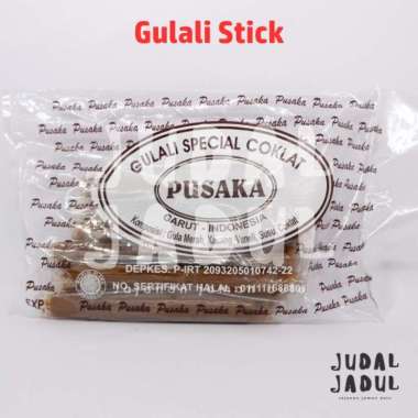Gulali stick coklat / permen gulali coklat ( 1 Bungkus isi 10 Pcs )