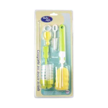 BABYSAFE COMPLETE SET BRUSH / Set lengkap Pembersih botol (BS369)