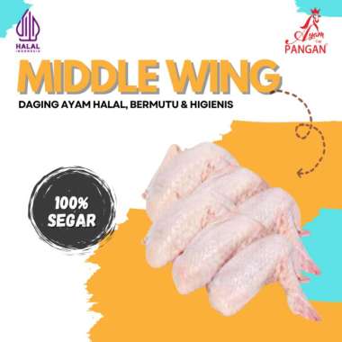 Sayap Ayam (Middle Wing+Tip) 500gr Size 1.00 - 1.10