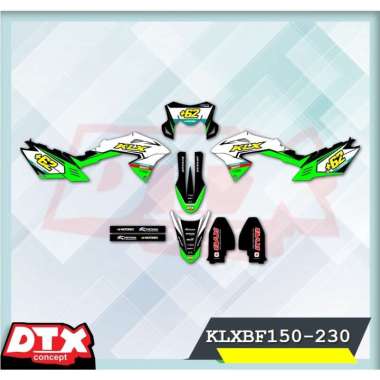 decal klx bf150 full body supermoto stiker motor klx bf150 stiker motor keren stiker motor trail mot