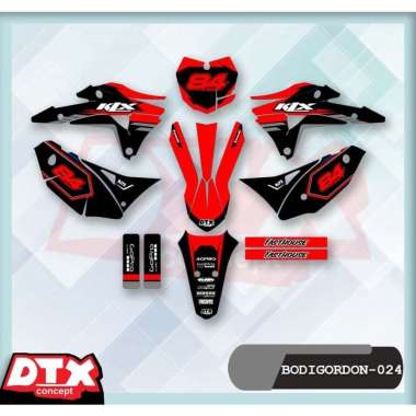 Decal gordon decal KLX GORDON full body stiker motor trail decal body gordon decal motocross decal S