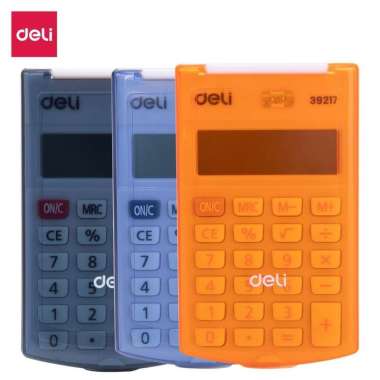 Deli Kalkulator Scientific Mini 8 Digit Check Correct Calculator Scientific Kecil Black