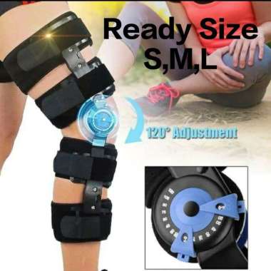 Penyangga Lutut Terapi - Knee Brace Support ACL PCL LCL MCL OA Osteoarthritis L