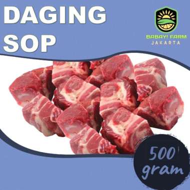 daging sapi sop / daging sapi segar potongan / daging sop siap pakai 500 gram