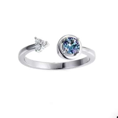 Kirill Alexandrite Ring - Cincin Alexandrite perak s925 by Her Jewellery