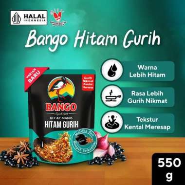 Promo Harga Bango Kecap Manis Hitam Gurih 550 ml - Blibli