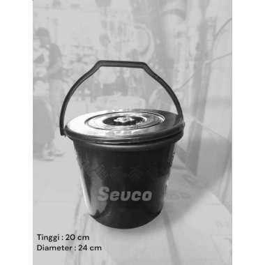 Ember Tutup Galaxy Plast 2 1/2 Galon / Tong Air Ember Plastik Tutup Kecil