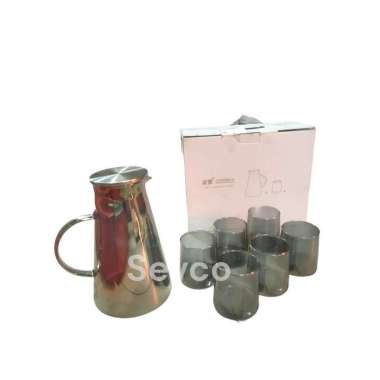 Diamonds Gelas Jar Pitcher set + 6 pcs Gelas Kaca