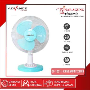 ADVANCE DF-1201 / DF1201 KIPAS ANGIN 12 INCH 2 1 IN 1 MEJA DINDING DF-1201BLUE