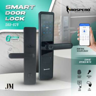 Prospero Smart Door Lock / Kunci Pintu Digital Otomatis Fingerprint Sidik Jari dan Kartu | 929
