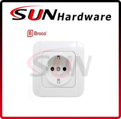 Stop Kontak Listrik Galleo IB Broco Socket Outlet Colokan Tanam Tembok Dinding
