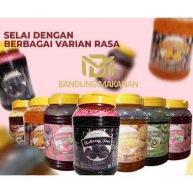 OMUGI Jam drink selai minuman aneka rasa ecer 500g Strawberry jam