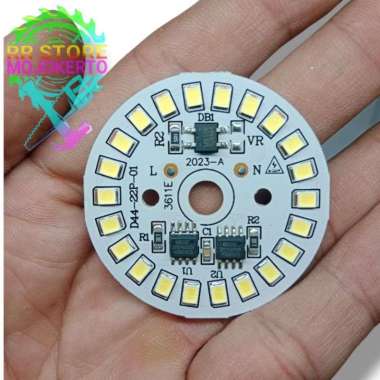 TERBARU!!! PCB Allumunium Lampu Round LED SMD 2835 Putih 10.000hrs AC 220V Super Terang Seperti Phil