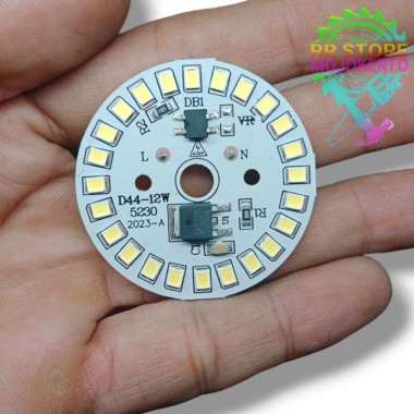 TERBARU!!! PCB Allumunium Lampu Round LED SMD 2835 Putih 10.000hrs AC 220V Super Terang Seperti Phil
