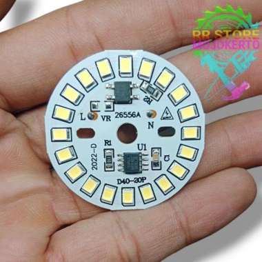 TERBARU!!! PCB Allumunium Lampu Round LED SMD 2835 Putih 10.000hrs AC 220V Super Terang Seperti Phil