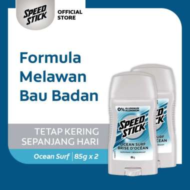 Men Speed Stick Ocean Surf Deodorant Stick [85 g] - Twin Pack