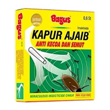 BAGUS | KAPUR AJAIB - Anti Kecoa dan Semut Kapur Ajaib (HIJAU)