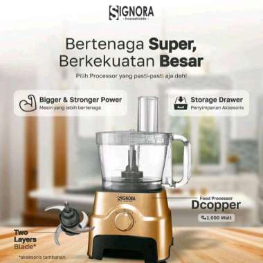 signora food processor dcopper +cubic cutter