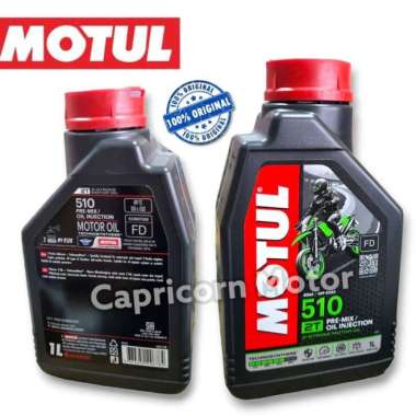MOTUL 510 SEMI SYNTHETIC 2T JASO FD Oli Samping Motor 2 TAK 1000ml