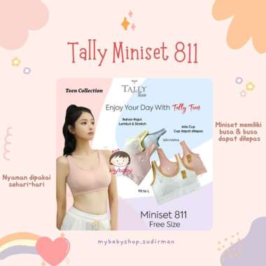Tally Miniset Anak Remaja 811 - Sport Teen Bra - Miniset anak