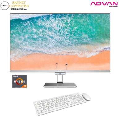 ADVAN AIO All in One PC Amd Ryzen 5 3500U RAM32GB SSD1TB 24'' 99% Srgb Windows 11 SSD256GB RAM16GB