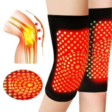 SEPASANG DEKER PELINDUNG LUTUT ALAT TERAPI MAGNETIK LUTUT PENGHILANG NYERI LUTUT DAN DENGKUL