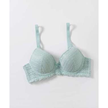 Young Curves Bra Lace Wired Cup C C03-10373C 32C/70C Light Green