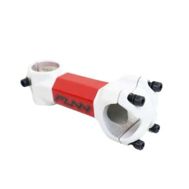 Stem Sepeda 31.8 Funn 70 / 90 / 100 mm 100mm Putih Merah