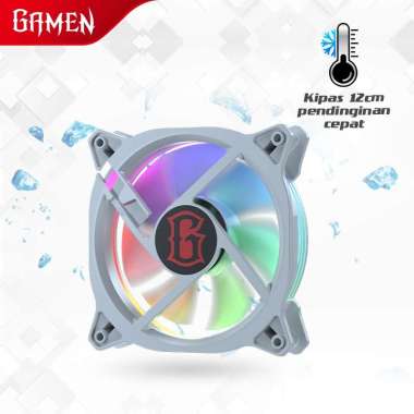 GAMEN COOLING FAN FOR CASE GCF110 GAMING FAN CPU GCF110 White