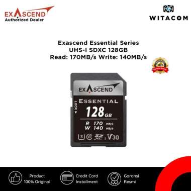 WITACOM - Memory Card Exascend Essential Series UHS-I SDXC V30 - 128GB